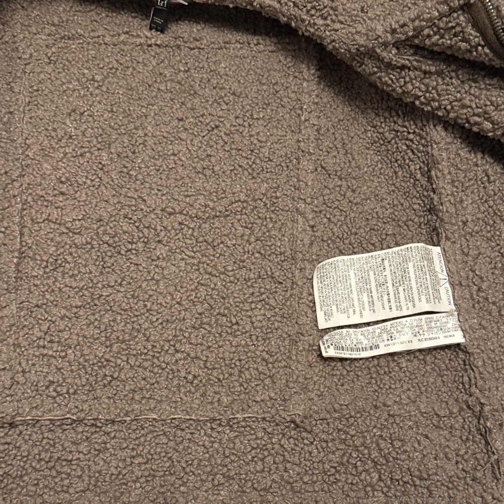 Zara TRF Women’s Brown Suede And Sherpa Fleece Jacket - Picture 10 of 12